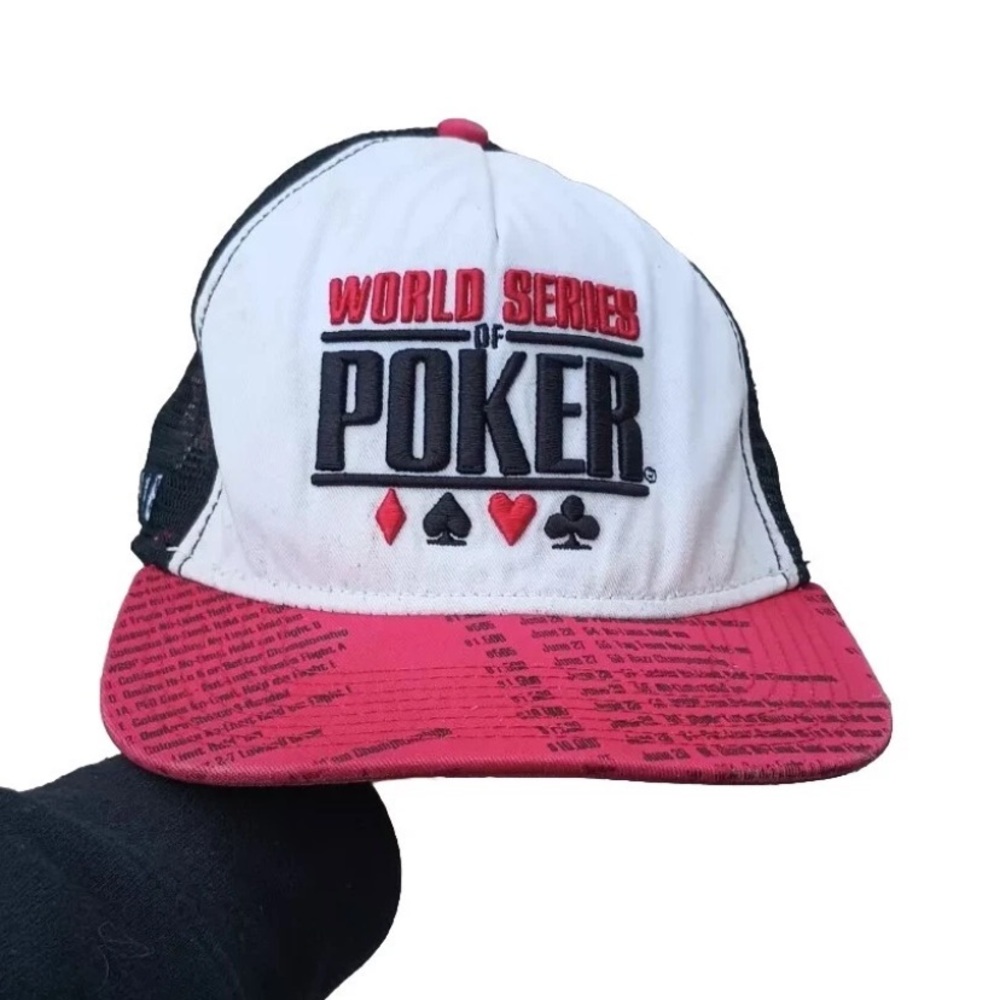 WSOP World Series Of Poker Snapback Cap Hat 2018 Rio Las Vegas Gambling